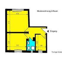 Forst, 2-Raumwohnung am Freibad, Nähe Rosengarten - Forst (Lausitz) Forst-Stadt