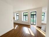 Wohnen & Essen - Parkett, Lift & 10 m² Balkon! - Ruhige Lage - Fußbodenheizung - exklusives Bad - Wanne & Dusche