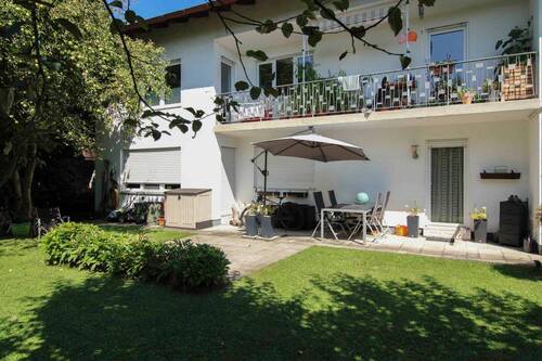 Blick auf Terrasse - 