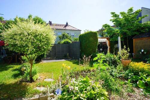 Gartenansicht - 3 Zimmer Reihenmittelhaus in Dresden / Trachau