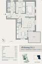 Grundriss Wohnung B 1.1 - 