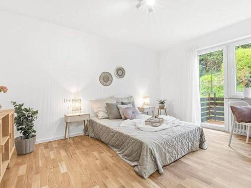 Schlafzimmer - 3 Zimmer Etagenwohnung zur Miete in Obertürkheim