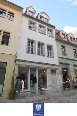 Hausansicht - Individuelle Dachgeschosswohnung in der historischen Meißner Altstadt!