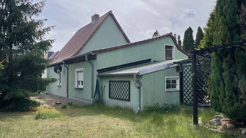 Ansicht vom Garten - 5 Zimmer Einfamilienhaus zum Kaufen in Lauta