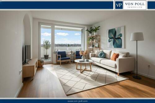 Titelbild - Ideal für Paare mit Homeoffice: 3-Zimmer-Wohnung zur Vermietung