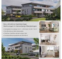 Baubeginn ist erfolgt. eine schöne 3-Zimmer Erdgeschosswohnung mit Gartenanteil - Herrenberg Oberjesingen