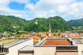 Aussicht vom Balkon (DG) - 