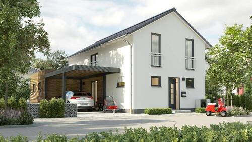 Bild 1 - Das flexible Haus für schmale Grundstücke in Kirchbauna