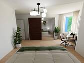 Visualisierung Einrichtungsbeispiel Schlafzimmer - 