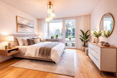 Schlafzimmer visualisiert - 