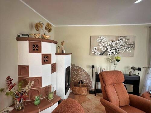 Wohnzimmer mit Kamin - 