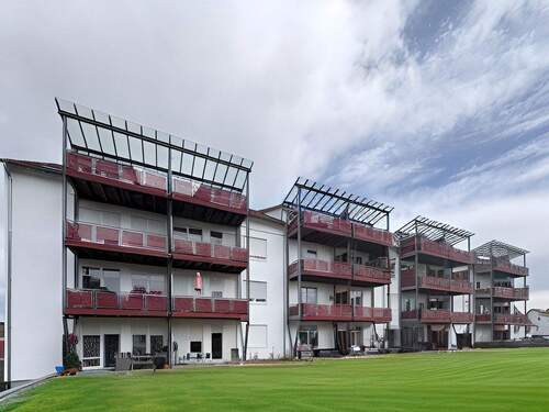Gartenansicht - 2 Zimmer Etagenwohnung in Winterlingen