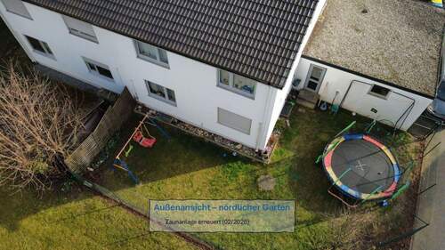 Außenansicht oben nördlich - 7 Zimmer Doppelhaushälfte in Ampfing