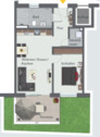 Grundriss der Wohnung - Etagenwohnung in Bad Bellingen