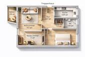 Grundriß -3-Zimmer Option - 