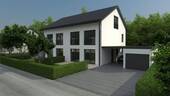 Visualisierung - Für Sparfüchse - Neubau Doppelhaushälfte als erweitertes Ausbauhaus