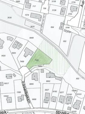 Lageplan - Grundstück zum Kaufen in Hamburg-Sasel