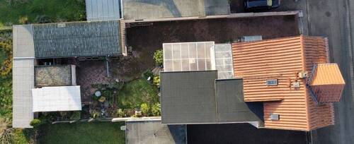 Luftbild - 1 Zimmer Einfamilienhaus zum Kaufen in Groß-Rohrheim