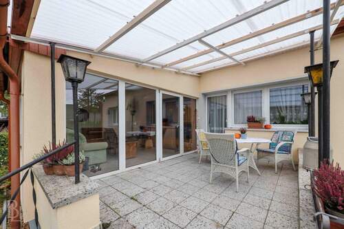 Terrasse - Einfamilienhaus mit 110,00 m&sup2; in Bestensee zum Kaufen