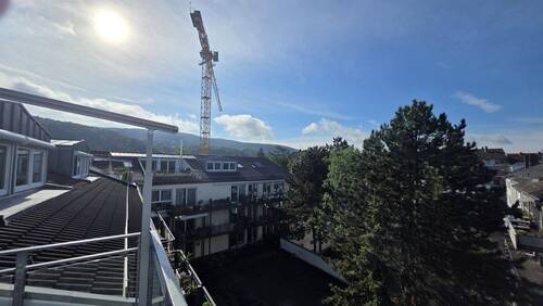 Ausblick von der Dachterrasse - großzügige Penthouse-Wohnung, barrierefreier Zugang