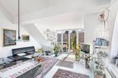 Wohnzimmer - 2 Zimmer Etagenwohnung zum Kaufen in München