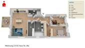 Grundrissvisualisierung Whg. Nr. 2.4 - Etagenwohnung mit 100,50 m&sup2; in Steinfurt zur Miete