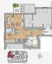 Grundriss - 1 Zimmer Etagenwohnung zur Miete in Dresden
