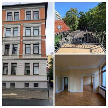 Madamenweg 173: 5 Zimmer 100m2 - BS Innenstadtnah: 5-Zi. Altbau Wohnung im 1. OG von Privat: BLK, Stuck, Parkett, Garten