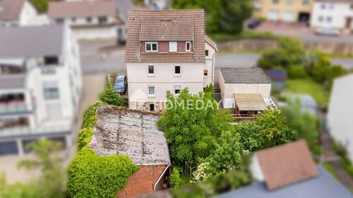 Außenansicht Drohne 4-1 - 8 Zimmer Mehrfamilienhaus, Wohnhaus in Petersberg