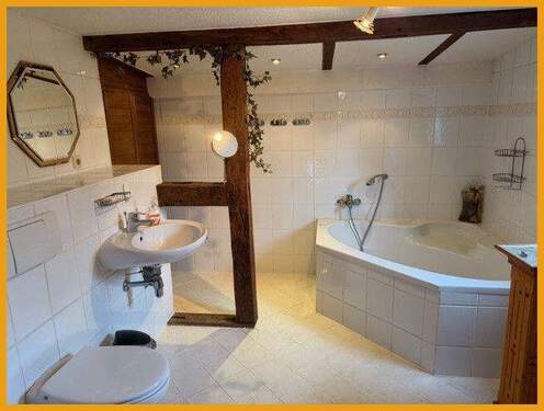 Badezimmer - Einfamilienhaus mit 100,00 m&sup2; in Willingshausen / Merzhausen zum Kaufen