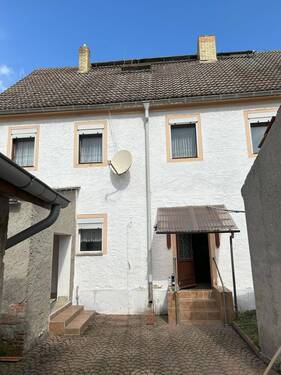 Haus Rückansicht - 7 Zimmer Reihenendhaus in Bad Schmiedeberg