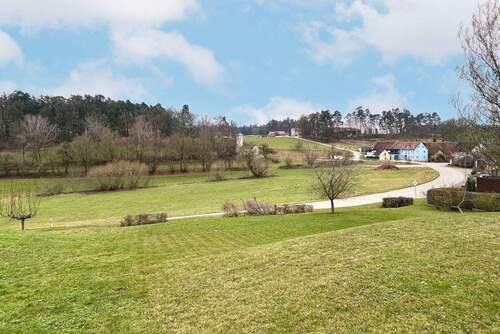 Aussicht von der Terrasse - 5 Zimmer Einfamilienhaus in Lichtenau
