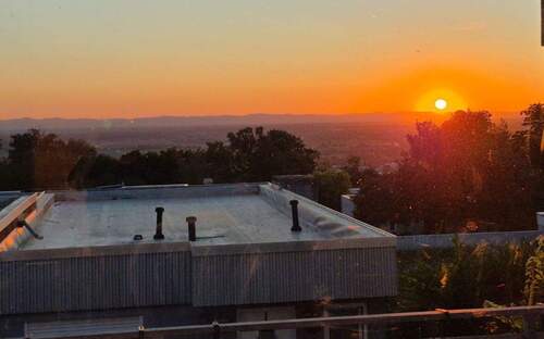 Fernblick vom Balkon - 6 Zimmer Einfamilienhaus in Heidelberg