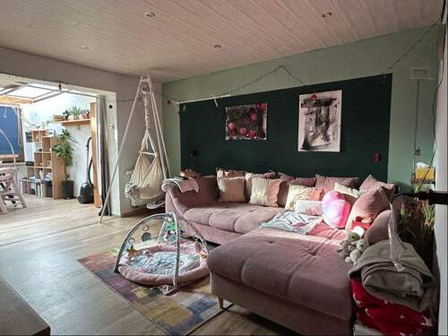 Wohnzimmer Erdgeschoss - 3 Zimmer Reihenmittelhaus in Ansbach