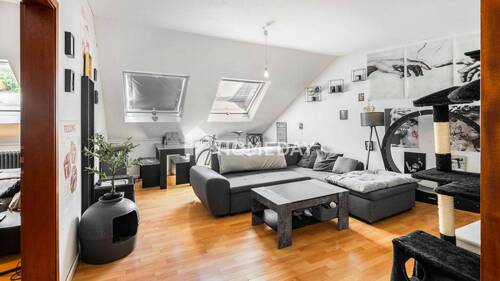 Wohnzimmer 1 - 2 Zimmer Etagenwohnung in Viersen