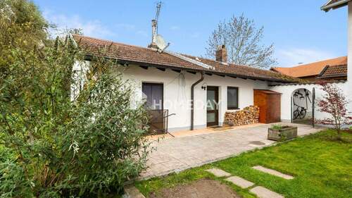 Außenansicht 2 - 2 Zimmer Bungalow in Raisting