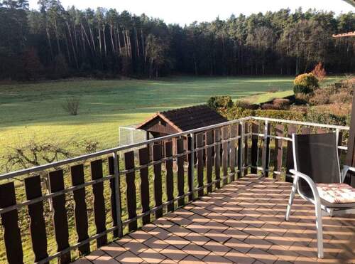 Aussicht Balkon - 6 Zimmer Einfamilienhaus in Zirndorf
