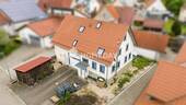 Außenansicht Drohne 1 - Historischer Charme trifft moderne Ausstattung! 2-Familienhaus mit Mehrgenerationennutzung