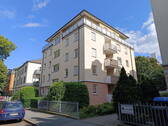 Hausansicht - Dresden-Cotta - provisionsfrei: ruhige, moderne 1 Zimmer-Whg. mit Balkon, Einbauküche u. Tiefgarage