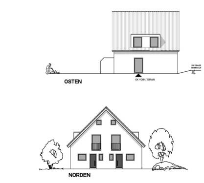 Ost-und Nordansicht Rehmbrook - 