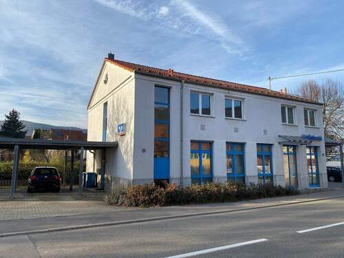 Südansicht - Wohn- und Geschäfsthaus im Herzen von Rietheim