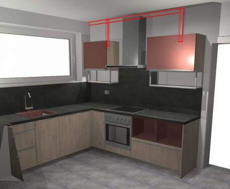 neue Einbauküche - Etagenwohnung mit 83,00 m&sup2; in Köln-Pesch zur Miete