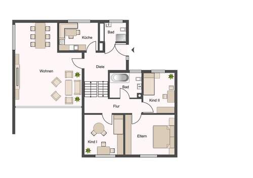 Erdgeschoss/ Obergeschoss - 