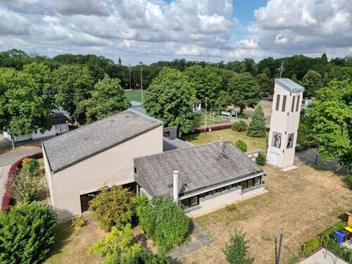 Luftbild von Südost - Grundstück in Erftstadt
