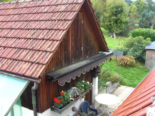 Blick auf die Scheune - 