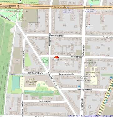 Lageplan - 2 Zimmer Etagenwohnung zum Kaufen in Leipzig / Kleinzschocher