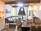 Wohnzimmer EG in der größere Wohneinheit - 
