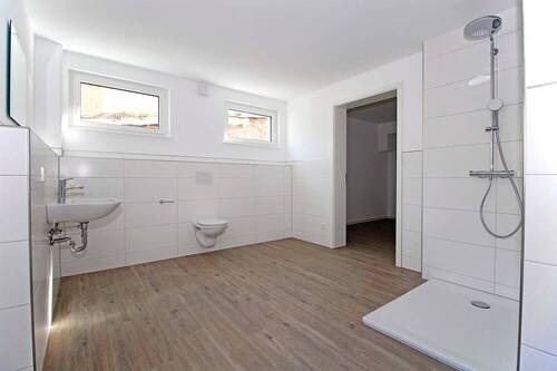 Badezimmer - Terrassenwohnung mit 73,00 m² in Elztal / Dallau zur Miete