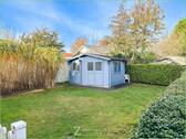 Garten mit Gartenhaus - 