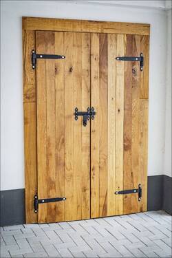 Eingangstüre Eiche massiv - Einfamilienhaus in Großostheim